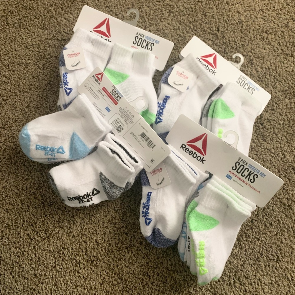 COPY - NWT Toddler Boys Reebok Socks 2T - 4T